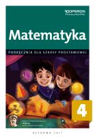 Matematyka SP 4 Podręcznik OPERON. Autor: Anna Konstantynowicz i Adam Konstantynowicz, Pająk Małgorzata, Ukleja Grażyna. SmakLiter.pl Okładka książki Matematyka SP 4 Podręcznik OPERON