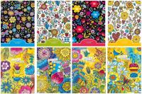 Opakowanie Notatnik ozdobny A5 80 stron linia wytłaczany mix wzorów