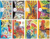 Opakowanie Notatnik ozdobny B6 80 stron gładki wytłaczany mix wzorów