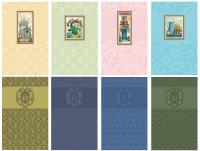 Opakowanie Notatnik ozdobny B6 80 stron kratka metalizowany mix wzorów