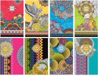 Opakowanie Notatnik ozdobny B6 80 stron linia mix wzorów