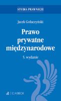 Prawo prywatne międzynarodowe. Autor: Jacek Gołaczyński  (red. nauk.). SmakLiter.pl Okładka książki Prawo prywatne międzynarodowe
