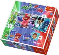 Opakowanie Puzzle 2w1 + memos Nocni wojownicy