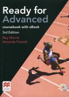 Ready for Advanced Coursebook with eBook. Autor: Roy Norris, Amanda French. SmakLiter.pl Okładka książki Ready for Advanced Coursebook with eBook