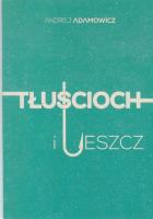 Tłuścioch i leszcz. Autor: Adamowicz Andrej. SmakLiter.pl Okładka książki Tłuścioch i leszcz
