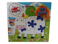 Opakowanie Układanka drewniana krowa 9