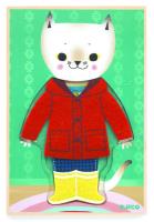 Układanka Jojo Tricot. Wydawca: Djeco. SmakLiter.pl Opakowanie Układanka Jojo Tricot