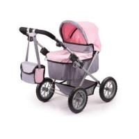 Wózek głęboki dla lalki różowy. Wydawca: Playme. SmakLiter.pl Opakowanie Wózek głęboki dla lalki różowy