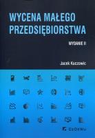 Okładka książki Wycena małego przedsiębiorstwa