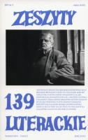 Zeszyty literackie 139/3/2017. Wydawca: Fundacja Zeszytów Literackich. SmakLiter.pl Opakowanie Zeszyty literackie 139/3/2017