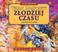 Złodziej czasu - CD. Autor: Terry Pratchett. SmakLiter.pl Okładka książki Złodziej czasu - CD