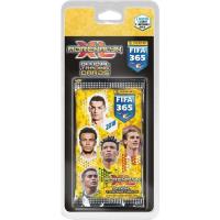Adrenalyn XL FIFA 365 Blister 6 saszetek + 2 karty limitowana edycja. Wydawca: Panini. SmakLiter.pl Opakowanie Adrenalyn XL FIFA 365 Blister 6 saszetek + 2 karty limitowana edycja