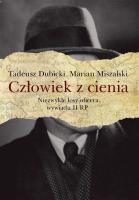 Człowiek z cienia. Autor: Miszalski Marian. SmakLiter.pl Okładka książki Człowiek z cienia
