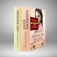 Dziewczyny czytają Magiczne lato / Karmelowa jesień. Autor: Tyl Aleksandra. SmakLiter.pl Okładka książki Dziewczyny czytają Magiczne lato / Karmelowa jesień