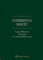 Okładka książki Experientia docet.Księga jubileuszowa ofiarowana..