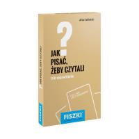Fiszki Jak pisać żeby czytali. Autor: Jabłoński Artur. SmakLiter.pl Okładka książki Fiszki Jak pisać żeby czytali