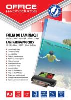 Opakowanie Folia do laminacji Office Products A3 303x426 mm błyszcząca 100 sztuk transparentna