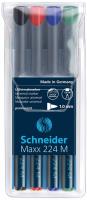 Foliopisy permanentne Schneider Maxx 224 M 4 sztuki. Wydawca: PBS Connect Polska. SmakLiter.pl Opakowanie Foliopisy permanentne Schneider Maxx 224 M 4 sztuki