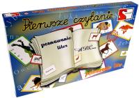 Gra - Pierwsze czytanie SAMO-POL. Wydawca: SAMO-POL. SmakLiter.pl Opakowanie Gra - Pierwsze czytanie SAMO-POL