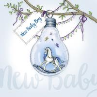 Okładka książki Karnet Swarovski kwadrat Narodziny chłopca