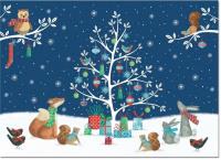 Opakowanie Karnety świątczne Delux Woodland Noel (20szt)