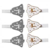 Opakowanie Klamerki ozdobne Dzwonki (6 szt)