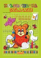 Kolorowanka Szlaczki. Autor: Halina Gołek. SmakLiter.pl Okładka książki Kolorowanka Szlaczki