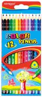 Opakowanie Kredki ołówkowe trójkątne Keyroad 12 sztuk