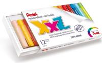 Opakowanie Kredki Pastele olejne XXL 12 kolorów PENTEL