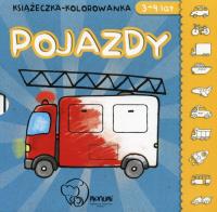 Książeczka kolorowanka Pojazdy. Autor: Opracowanie zbiorowe. SmakLiter.pl Okładka książki Książeczka kolorowanka Pojazdy