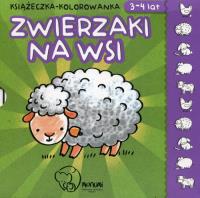 Książeczka kolowanka zwierzaki na wsi. Autor: Opracowanie zbiorowe. SmakLiter.pl Okładka książki Książeczka kolowanka zwierzaki na wsi