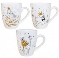 Opakowanie Kubek 340ml - biało złoty