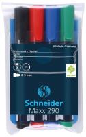 Markery do tablic suchościeralnych Schneider Maxx 290. Wydawca: PBS Connect Polska. SmakLiter.pl Opakowanie Markery do tablic suchościeralnych Schneider Maxx 290
