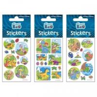 Naklejki Sticker BOO silver dinozaury. Autor: .. SmakLiter.pl Okładka książki Naklejki Sticker BOO silver dinozaury