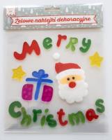 Opakowanie Naklejki żelowe Mikołaj