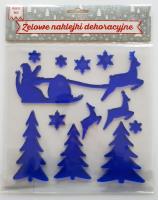 Opakowanie Naklejki żelowe Sanie