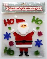 Opakowanie Naklejki żelowe Święta Hohoho