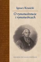 O rymotwórstwie i rymotwórcach. Autor: Ignacy Krasicki. SmakLiter.pl Okładka książki O rymotwórstwie i rymotwórcach