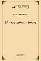 O wszechmocy Bożej. Autor: Piotr Damiani. SmakLiter.pl Okładka książki O wszechmocy Bożej