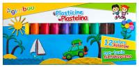 Plastelina Gimboo 12 kolorów. Wydawca: PBS Connect Polska. SmakLiter.pl Opakowanie Plastelina Gimboo 12 kolorów