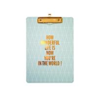 Opakowanie Podkładka z klipsem A4 niebieska