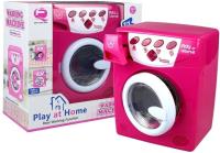 Pralka na baterie różowa. Wydawca: Lean Toys. SmakLiter.pl Opakowanie Pralka na baterie różowa