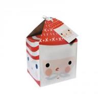 Opakowanie Pudełka prezentowe Mikołaj (4szt)