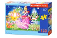 Puzzle 120 Cinderella. Wydawca: Castorland. SmakLiter.pl Opakowanie Puzzle 120 Cinderella