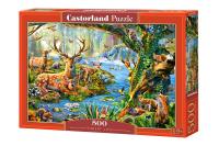 Puzzle 500 Forest Life. Wydawca: Castorland. SmakLiter.pl Opakowanie Puzzle 500 Forest Life