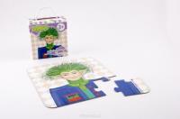 Puzzle dla najmłodszych - Domisie - Bazyli. Wydawca: Felico. SmakLiter.pl Opakowanie Puzzle dla najmłodszych - Domisie - Bazyli