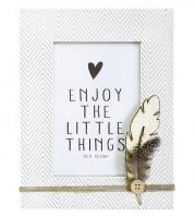 Opakowanie Ramka Biała z piórem