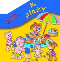 Okładka książki Rozkładanka ze zwierzątkami. Na plaży