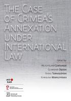 Okładka książki The Case of Crimea’s Annexation Under International Law