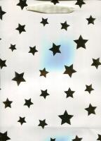 Opakowanie Torebka Świąteczna Pionowa Średnia Złoto